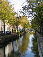 One of the canals in Edam.