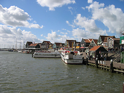 The harbour in Volendam